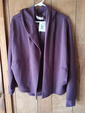 New w/ Tags Discount Divas Hooded Jacket S/M Mauve
